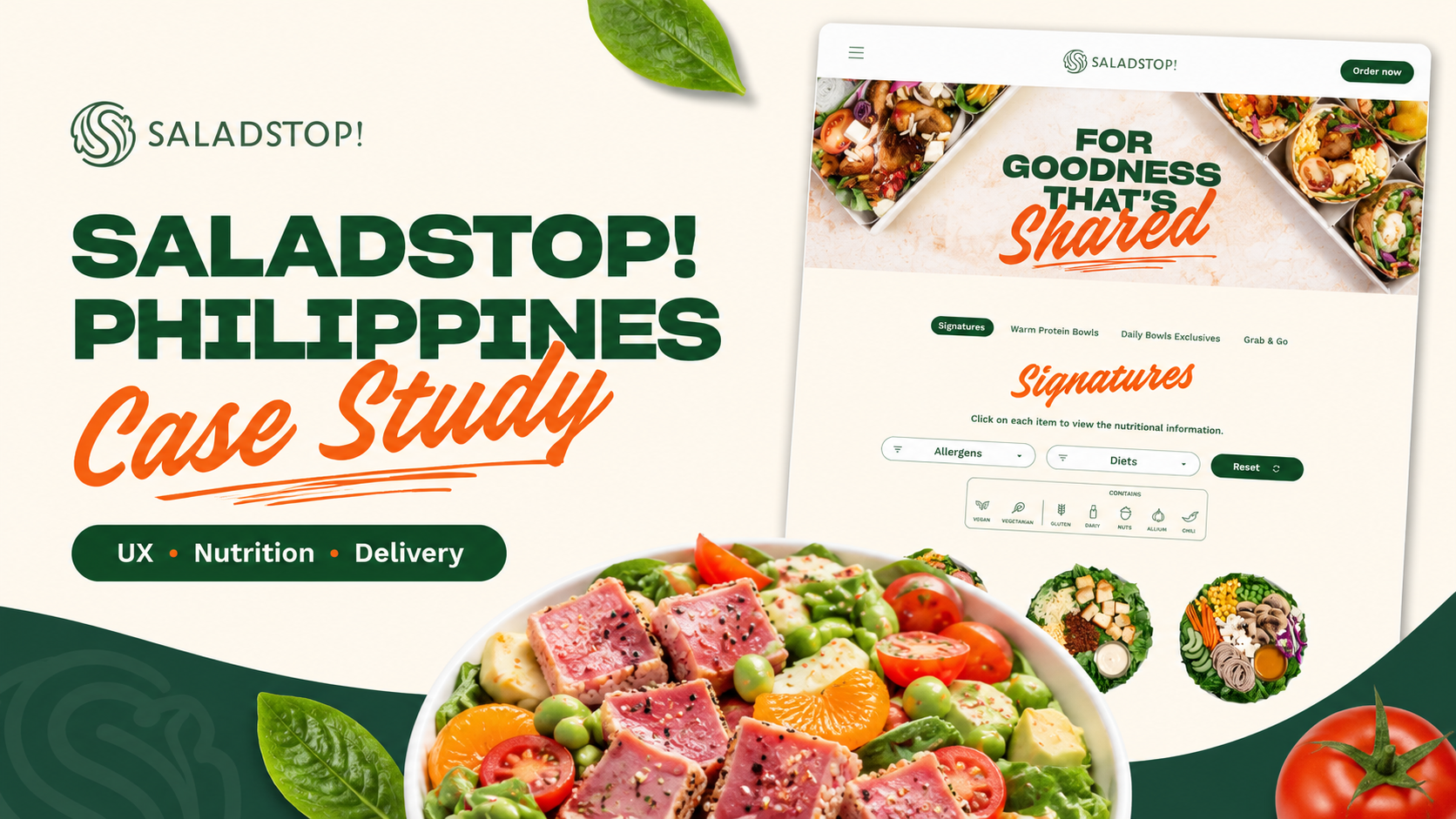 SaladStop Philippines case study promotional graphic