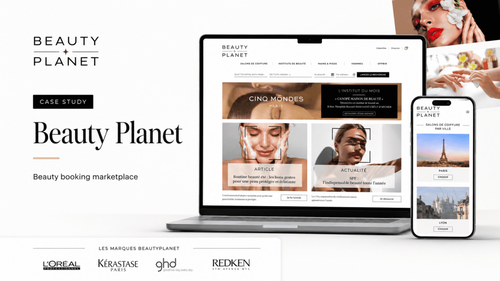 Beauty Planet – Booking Beauty Business Website & App
