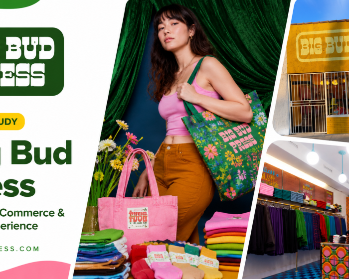 Big Bud Press colorful retail and tote bags