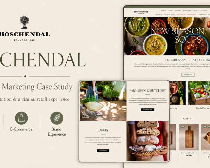 Boschendal website case study design showcase