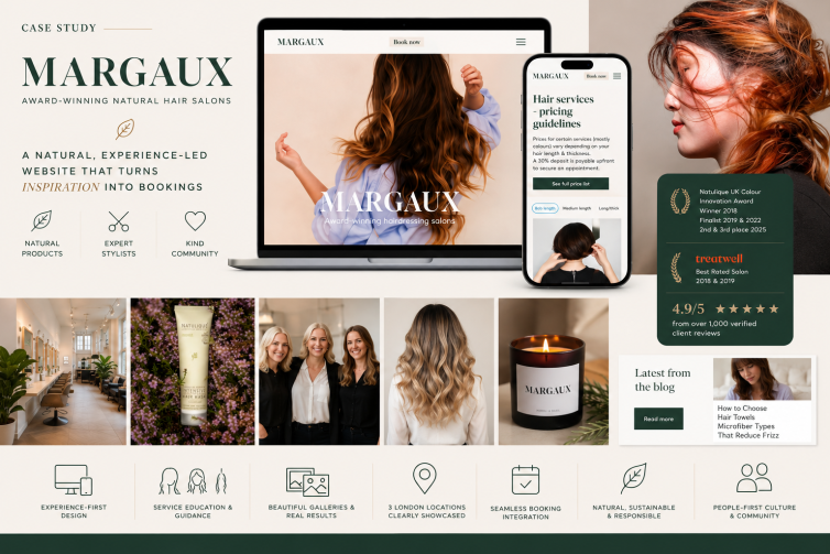 Margaux – Hair Salon Website