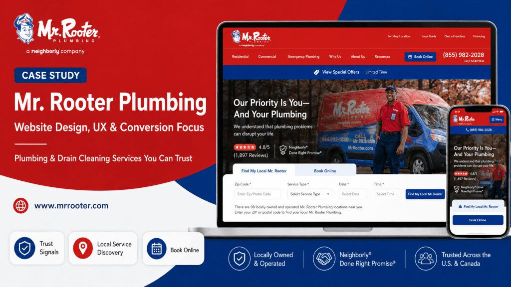 Mr. Rooter – Site web de plomberie
