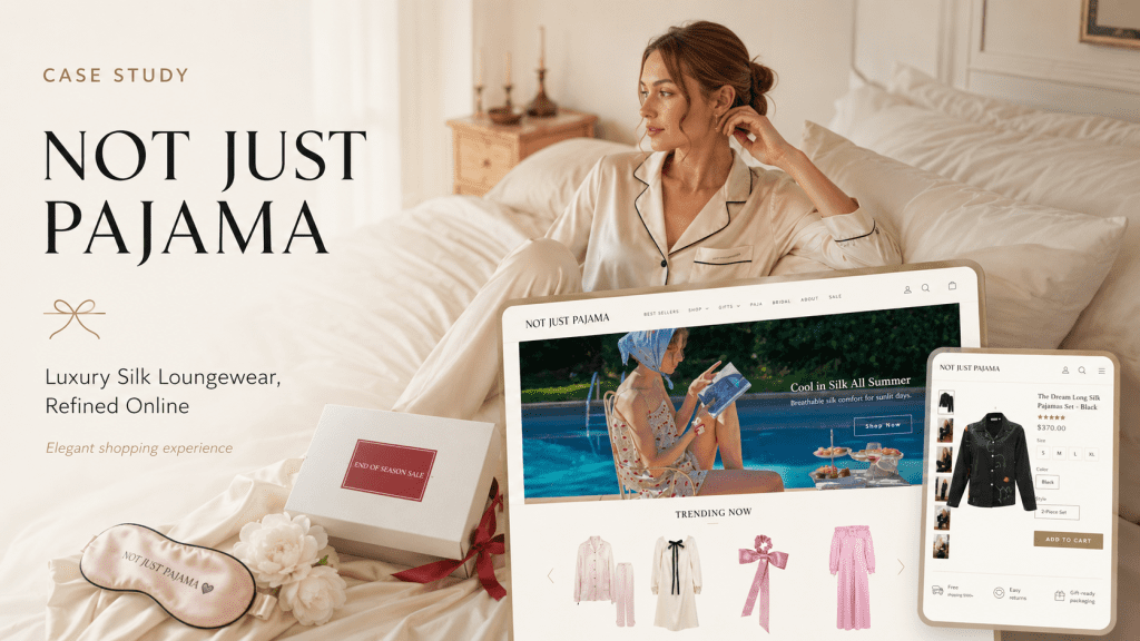 Not Just Pajama – Loungewear E-commerce